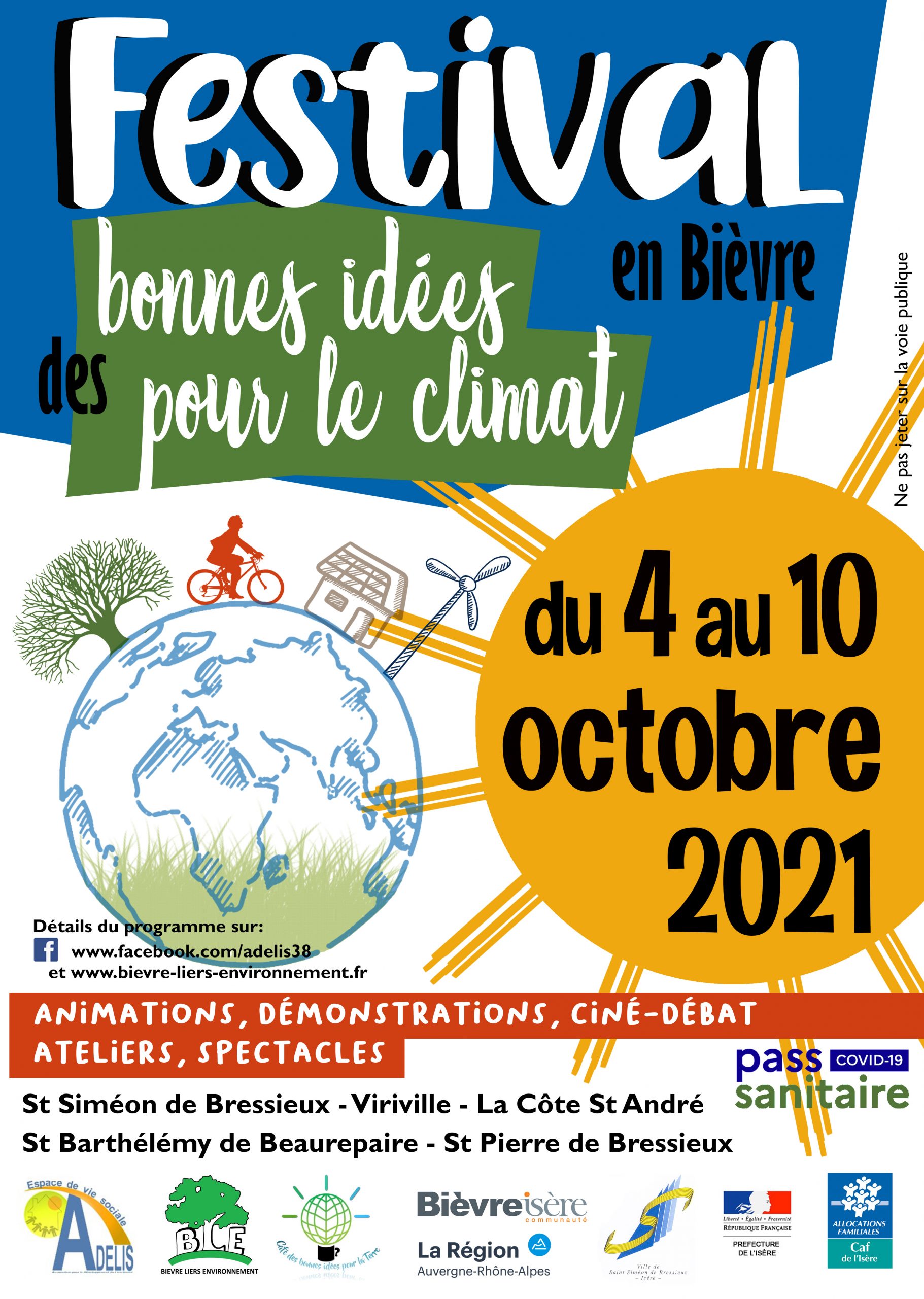 Café des Bonnes Idées pour la Terre, Côt'en fêtes, ADELIS, Bièvre Liers Environnement